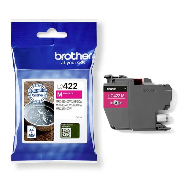 Brother Bläck LC-422M Original Magenta LC422M