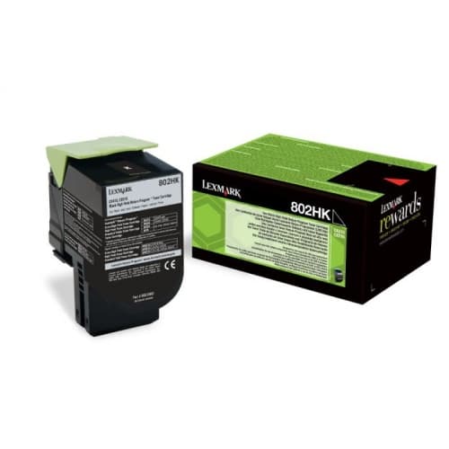 Lexmark 802HK toner cartridge 1 pc(s) Original Black