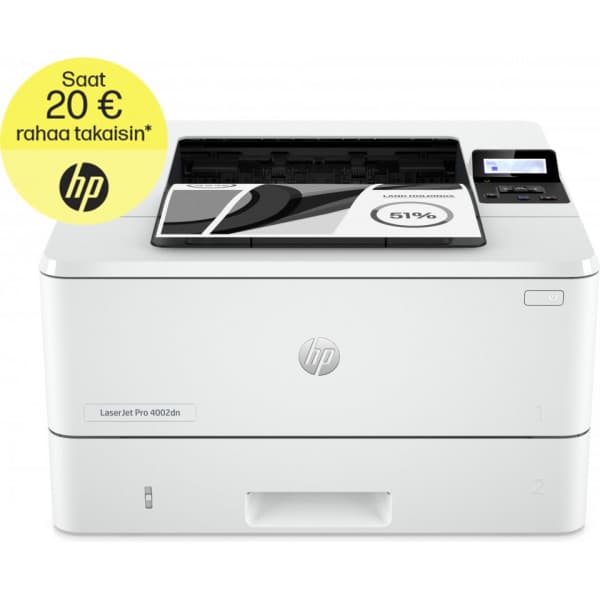 HP LaserJet Pro 4002dn printer Hvid