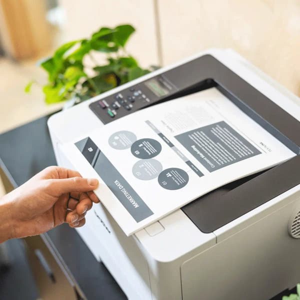 Brother HL-L5210DW - trådløs A4-sorte/hvide laserskriver til professionelt brug