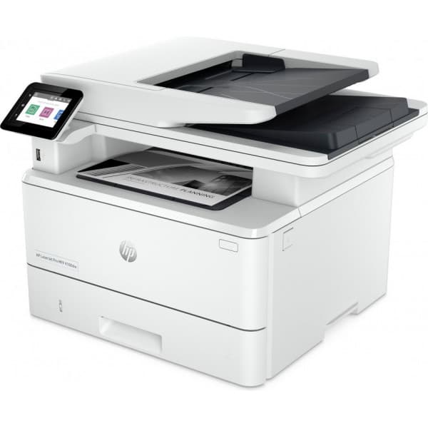 HP LaserJet Pro 4102dw printer, hvid