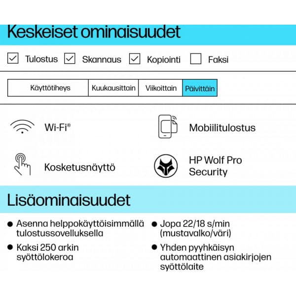 HP OfficeJet Pro 9730e Wide Format All-in-One -A3 multifunktionsprinter