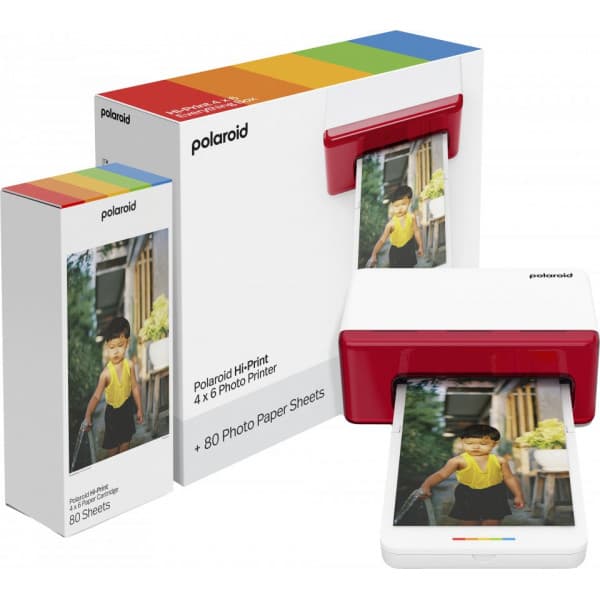 Polaroid Hi-print 4x6 E-box -fotoutskriftsmaskin, vit