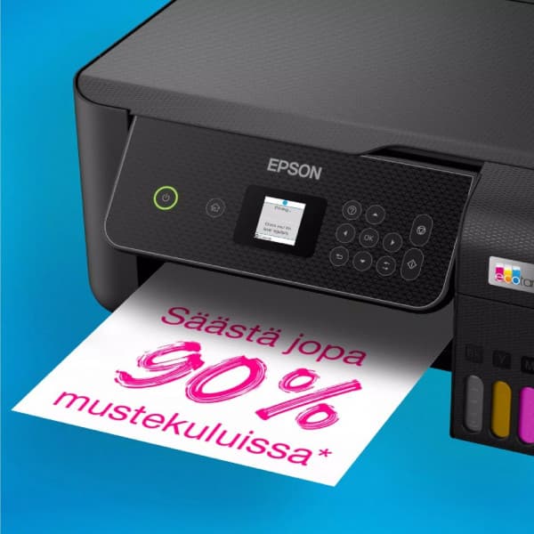 Epson EcoTank ET-2870 A4-multifunktionsskrivare, svart