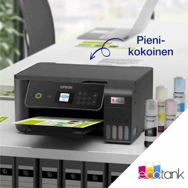 Epson EcoTank ET-2870 A4-multifunktionsskrivare, svart