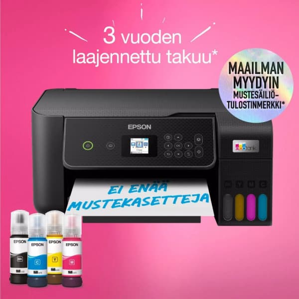 Epson EcoTank ET-2870 A4-multifunktionsskrivare, svart