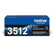 Brother TN 3512 Toner 12 000 sidor Original – Svart