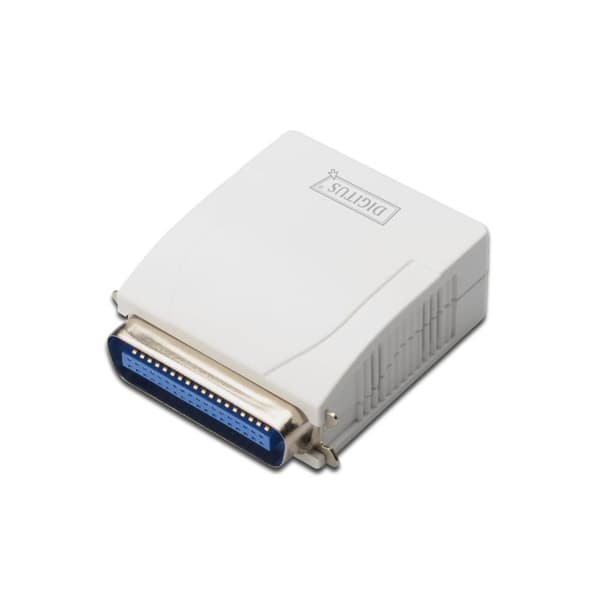 Digitus DN-13001-1 Nätverks-printserver LAN 100 Mbit/s, Parallel (IEEE 1284)