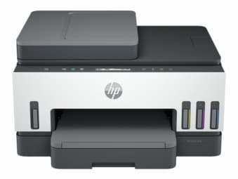 HP Smart Tank 750/ color/ A4/ PSC/ 15/9ppm/ 4800x1200dpi/ AirPrint/ HP Smart Print/ Cloud Print/ ePrint/ USB/ WiFi/ BT/ Grå