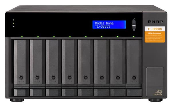 TL-D800S EXPANSION UNIT/8 BAY Sort, Grå