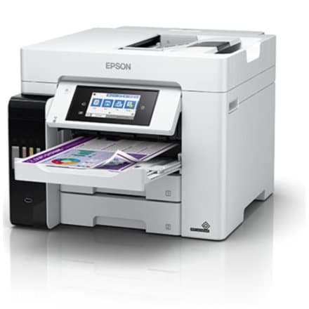EPSON EcoTank L6580 A4 MFP Inkjet Colour FAX 25ppm Svart, Vit