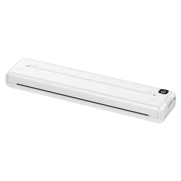A4 Pocket Termisk Printer, Trådløs Bluetooth Forbindelse, 200DPI Opløsning,Hvid