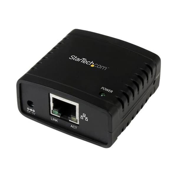 STARTECH 10/100 Mb/s nätverk LPR-skrivarserver med USB 2.0-port - 1 x USB - 1 x nätverk (RJ-45)