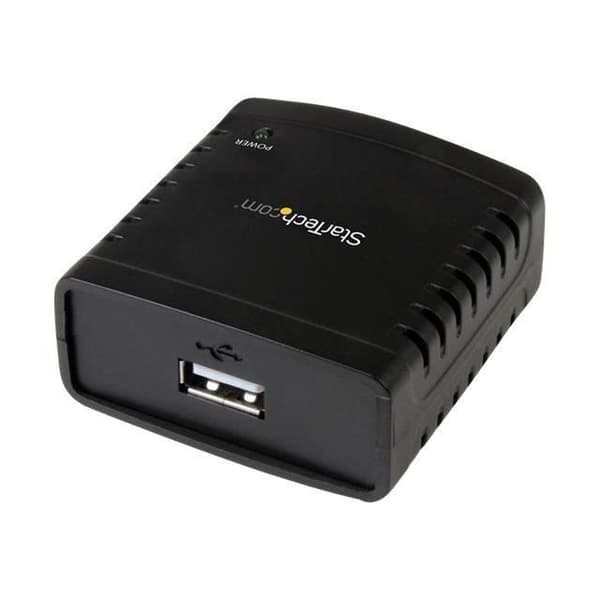 STARTECH 10/100 Mb/s nätverk LPR-skrivarserver med USB 2.0-port - 1 x USB - 1 x nätverk (RJ-45)