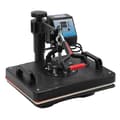 Miniatyrbild 1 av 9: 8 i 1 värmepress 1250 W multifunktionell T-shirt-värmepress med LED digital temperatur- och tidsregulator