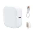 Miniatyrbillede 1 af 2: Mini Pocket Termisk Etiketteprinter, Bluetooth-forbindelse, Dobbelt-sidet Udskrivning, 20ppm Udskrivningshastighed,HVID