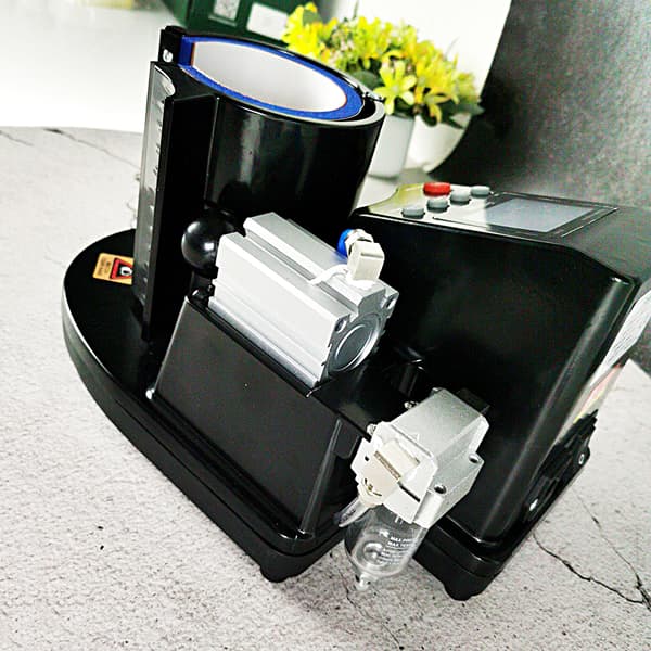 Pneumatisk Mugpressprinter, Högupplöst 300 DPI, Snabb drift 30 sekunder, Kompakt design