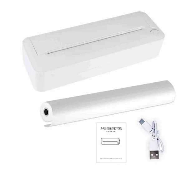 Bærbar papirprinter, Bluetooth-forbindelse, dobbeltsidet udskrivning, 20 sider pr. minut,A