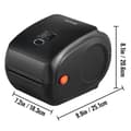Miniatyrbillede 2 af 2: Termisk Label Printer, Udskrivningshastighed på 150mm/s, Bluetooth Forbindelse,sort