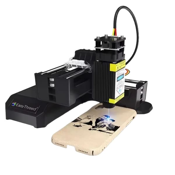 Lasergravyr, Bärbar Design, Användarvänlig Kontroll, Mångsidig Materialkompatibilitet,Svart