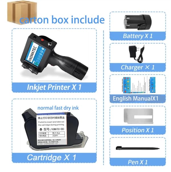 Inkjetprinter, USB-interface, Dobbelt-sidet printning,printer 1 normal