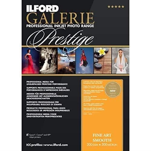 ILFORD GALERIE Prestige FineArt Smooth 200 gsm A3 297 x 420 mm 25 ark - GA6965297420