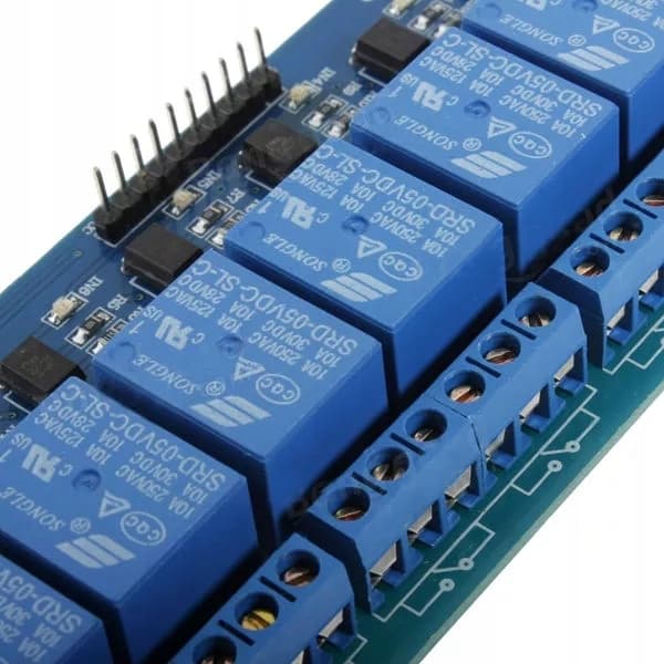 KANALS RELÆ 5V ARDUINO MODUL 10A LAV LAV