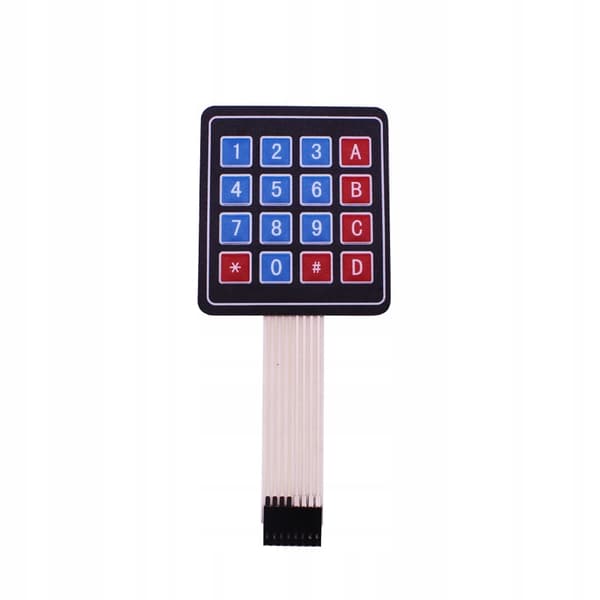 TANGENTBORD 4X4 AVR PIC ARM SJÄLVHÄFTANDE ARDUINO