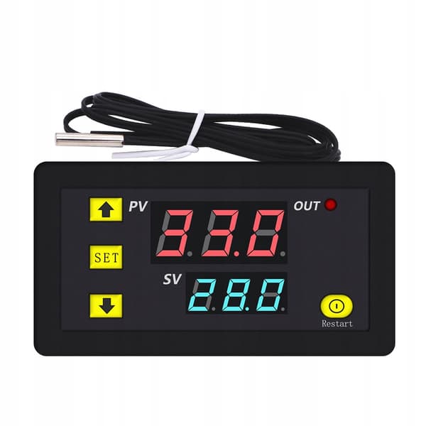 TEMPERATURREGLERING ELEKTRONISK TERMOSTAT 12V