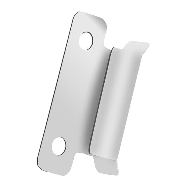 4-Pack Bed Clips Clamp 7mm uppvärmd säng glasplattform Silver