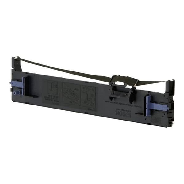 Skrivband - EPSON - C13S015610 - Svart - 32 m - Kompatibel LQ 690