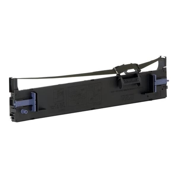 Skrivband - EPSON - C13S015610 - Svart - 32 m - Kompatibel LQ 690