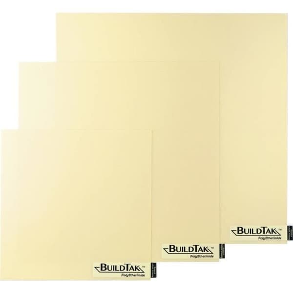 Sängtryckblad - BUILDTAK - PEI 114 x 114 mm - Vit - Kompatibelt tillbehör - Hög kvalitet