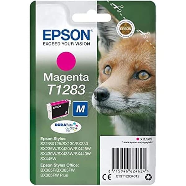 EPSON T1283 magenta bläckpatron - S22/SX125/420W/425W/Office BX305F/Zorro