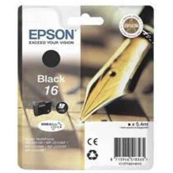 Bläckpatron - EPSON - T1621 - Svart - 175 sidor - Kompatibel med Epson-skrivare