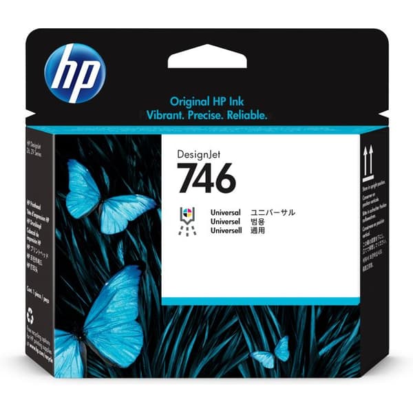 HP 746 skrivhuvud - Bläckstråle - Kompatibel med HP DesignJet - Paket med 1
