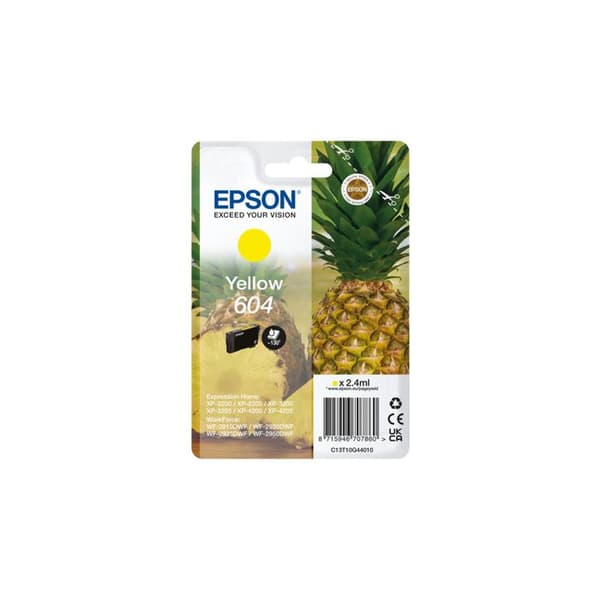 Bläck - EPSON - Gul - Ananas 604