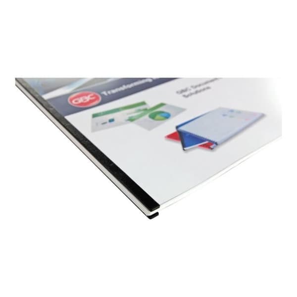 GBC VeloBind - 25 mm - 4 ringar - A4 (210 x 297 mm) - 200 ark - svart - 25 enheter plastbindningsremsor