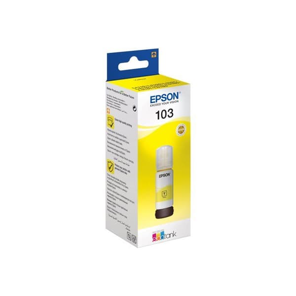 Epson Botella Tinta Ecotank 103 Amarillo 70ml