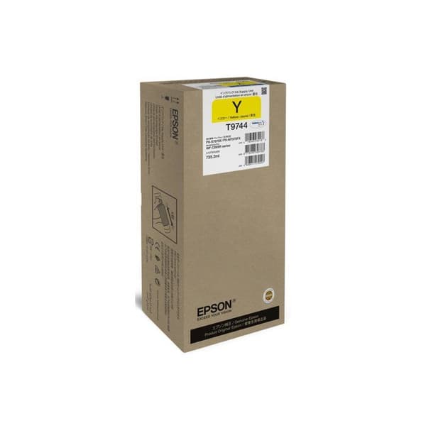 Bläckpatron - Epson - T9744 - Gul - Storlek XXL - Kompatibel med WorkForce Pro WF-C869R