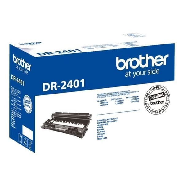 Brother DR2401 trumset för Brother DCP-L2512, L2532, L2552, HL-L2312, L2352, L2372, MFC-L2712, L2732