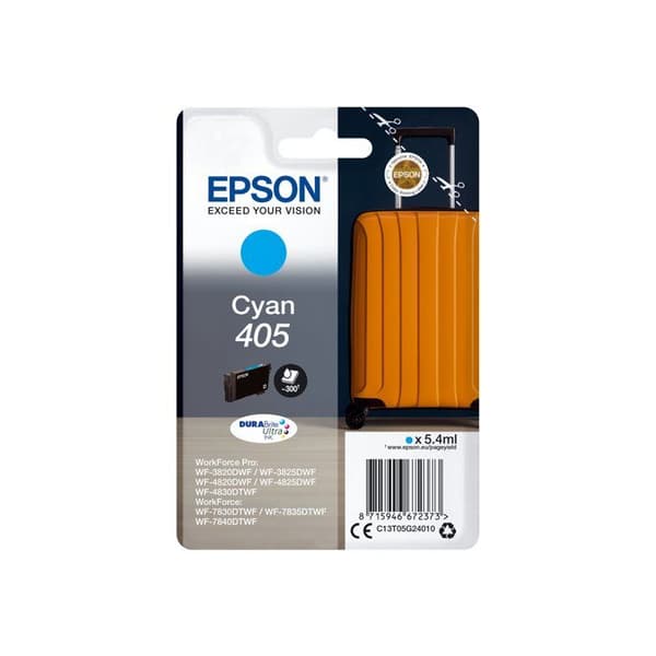 EPSON Singlepack Cyan 405 DURABrite Singlepack Cyan 405 DURABrite Ultra Ink