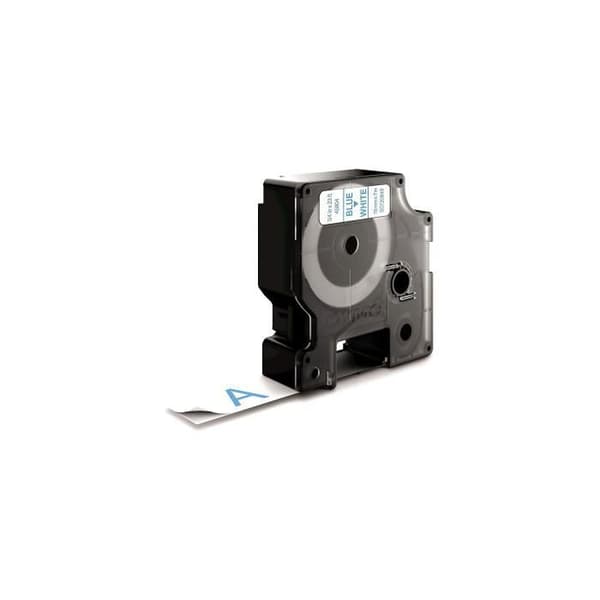 Etikettband - DYMO - D1 - 19mm x 7m - Blå/Vit - Kompatibel med LabelManager och LabelWriter Duo