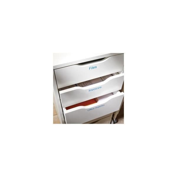 Etikettband - DYMO - D1 - 19mm x 7m - Blå/Vit - Kompatibel med LabelManager och LabelWriter Duo