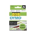 Miniatyrbild 2 av 4: DYMO LabelManager tejpkassett D1 19mm x 7m Svart/Gul (kompatibel med LabelManager och LabelWriter Duo)