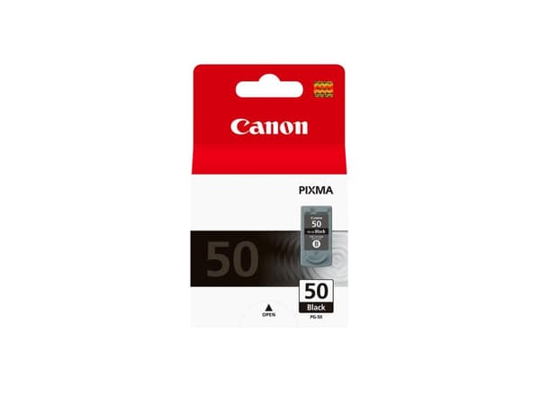Alkuperäinen Canon musta PG-50 22 ml 0616B001 tulostuspää
