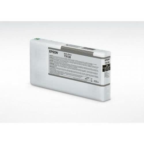 Bläckpatron - Epson - T9138 Matt BK - 200ml - Matt svart - Precisions- och skarpt utseende
