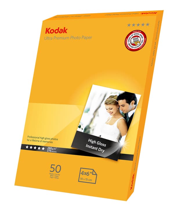 Kodak Fotopapper 50st 10x15cm 280g Glossy Blankt