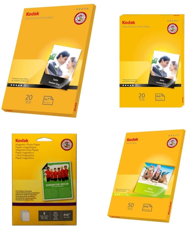 Kodak Fotopapper 95-pack 13x18, 10x15 och magnetiskt