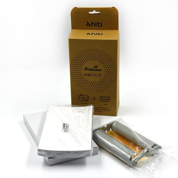 Fotopapper till HiTi Prinhome P461 - G2, 10x15 cm, 60 utskrifter